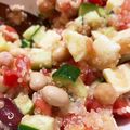 たぬまゆ's cooksnap of when they made キヌアとレンズ豆の地中海風サラダ.