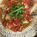 手抜きクック's cooksnap of when they made 10分で楽うま♡アジの甘酢ネギトマトかけ.