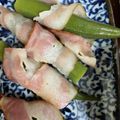 手抜きクック's cooksnap of when they made オクラのベーコン巻き.