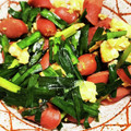 亜矢佳's cooksnap of when they made ◆簡単♡ウィンナーとニラのふわたま炒め◆.
