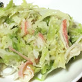 sazza's cooksnap of when they made キャベツとカニカマのやみつきサラダ.