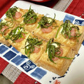料理好きのᎯ♡'s cooksnap of when they made おつまみに∼♬厚揚げの明太子マヨ乗せ♡♬.