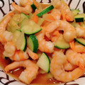 smilemama7's cooksnap of when they made 海老とズッキーニの中華風炒め.
