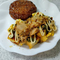 みちゃこmisako's cooksnap of when they made たまごと厚揚げだけ！お好み焼き風.