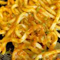 あい♪らんど's cooksnap of when they made 鍋底に残ったチキンカレーで焼きうどん.