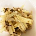 ♡まーちゃん♬'s cooksnap of when they made 糖質オフ◎たけのことエリンギの塩昆布和え.