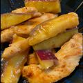 ほちる。's cooksnap of when they made さつまいもと鶏むね肉の甘酢照り焼き～.