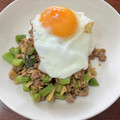 クックBE6W6N☆'s cooksnap of when they made ささげ（インゲン）豚ひき肉のアジアン炒め.