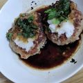ノンタントーキョー's cooksnap of when they made ♡簡単 定番 和風ハンバーグ.
