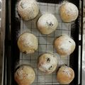 クックMVXCM0☆'s cooksnap of when they made まるで豆大福？白玉生地で餡入り黒豆パン.