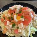 あさ♪1123's cooksnap of when they made 鶏トマト冷やしぶっかけラーメン.