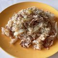 そらのぱぱ's cooksnap of when they made 豚肉と玉ねぎのガーリックライス.