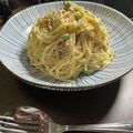 DAICHISUKI's cooksnap of when they made ツナと貝割れのお手軽 冷製パスタ.