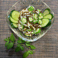 ちゃかぴまま's cooksnap of when they made オクラ&えのき&もずくの酢の物.