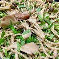 はちみつかなこ's cooksnap of when they made ＊きのこたっぷり♪和風パスタ＊.