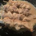 canjuice33's cooksnap of when they made タイ風チキンサテ♪ピーナッツソース♪.