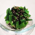 弁当担当大臣補佐官's cooksnap of when they made オクラの塩昆布和え☆.