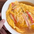 一人暮らしのユちゃん's cooksnap of when they made カニカマ天津飯.