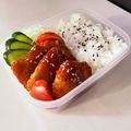 ３５９'s cooksnap of when they made お弁当に！鶏もも肉のチキンカツ.