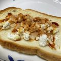 さくら　あんぱんこ's cooksnap of when they made カッテージチーズ&シナモントースト.