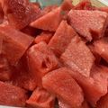お塩と砂糖's cooksnap of when they made パクパク☆種無しカットスイカの作り方.