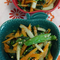 赤い電話's cooksnap of when they made 【副菜】ちくわとほうれん草のゴママヨ炒め.