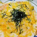kinniko's cooksnap of when they made 餃子の皮でもち明太チーズのおつまみピザ.