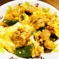 kinniko's cooksnap of when they made 超簡単！親子丼風とろとろオムライス♡.