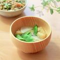 runa10's cooksnap of when they made ささげと豆腐の味噌汁.
