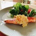 クックゆ〜ほキッチン's cooksnap of when they made 米粉でサクッと軽い！鮭のムニエル.
