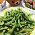 クックE662AA☆'s cooksnap of when they made レンジで簡単！旨味が凝縮おつまみ枝豆.