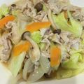y_u♡'s cooksnap of when they made 豚肉で八宝菜風野菜炒め☆.