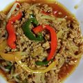 おいも39's cooksnap of when they made もやしと挽き肉で☆節約チンジャオロース.