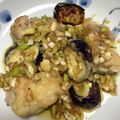 雪tomi's cooksnap of when they made 超簡単！鶏もも肉とナスの油淋鶏！！.