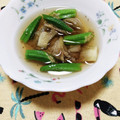 ﾁｲﾁｬﾝﾏﾏ's cooksnap of when they made ナスとオクラの白だしのお浸し.