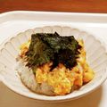 チコリママ's cooksnap of when they made 大葉にんにく醤油のツナ玉丼.