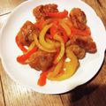 yunapi☆'s cooksnap of when they made さくらどり唐揚げでオレンジチキン.
