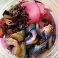 ぴのっちです's cooksnap of when they made 夏野菜を市販の赤紫蘇塩漬けで簡単しば漬け.