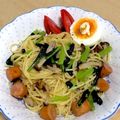 マダムスカーレット's cooksnap of when they made 小松菜とソーセージのペペロンチーノパスタ.