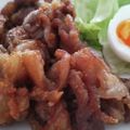 ほのあんこ's cooksnap of when they made 我が家の豚コマカリカリしょうが焼き.