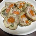 クックH86AFM☆'s cooksnap of when they made 簡単お弁当やお節♬彩チキンロール照焼生姜.