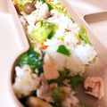 no1642's cooksnap of when they made 豚バラ肉とレタスのあんかけうどん.