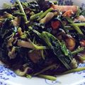 ぬこぬい戸田さん's cooksnap of when they made 空芯菜とベーコンのオイスターソース炒め.