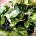 木漏れ日の台所's cooksnap of when they made キュウリとワカメと茗荷の夏～！な酢の物.
