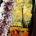 oninopantu's cooksnap of when they made ✿卵焼きに大葉入れてみた✿.