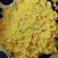 こつこつつくる's cooksnap of when they made ●離乳食 後期●万能♡レンジde炒り卵.