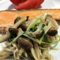 しーゆーのおかん's cooksnap of when they made 簡単♪鮭のムニエル～きのこソテーのせ～.