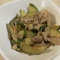 papikun's cooksnap of when they made 旨旨お化けキュウリ炒め.