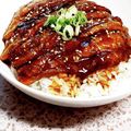 ☆★あんず姫★☆'s cooksnap of when they made 鰻もどき☆ナスの蒲焼き丼.
