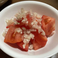 お塩と砂糖's cooksnap of when they made トマトTOらっきょうの和え物.